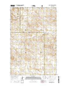 Grassy Butte SE 2014 topographic map thumbnail