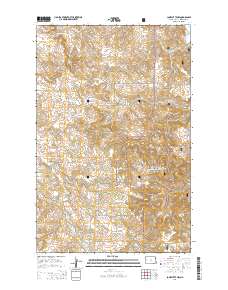 Lone Butte NW 2014 topographic map thumbnail