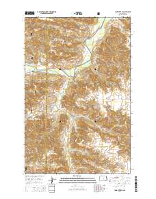 Lone Butte SE 2014 topographic map thumbnail