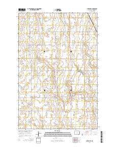 Luverne SE 2014 topographic map thumbnail
