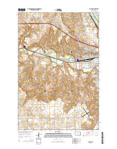 Mandan 2014 topographic map thumbnail