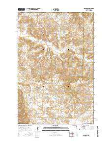 Mandaree 2014 topographic map thumbnail