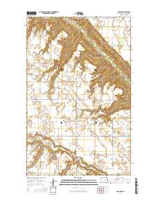 Olga NW 2014 topographic map thumbnail