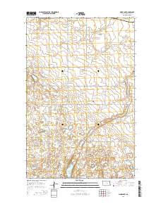 Mork Lake 2014 topographic map thumbnail