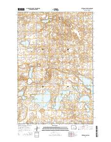 Peterson Lake 2014 topographic map thumbnail