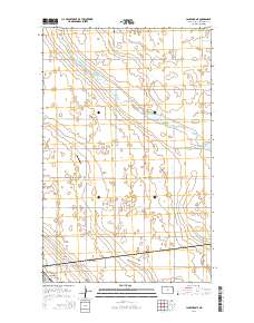 Lansford NE 2014 topographic map thumbnail