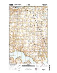 Lostwood 2014 topographic map thumbnail