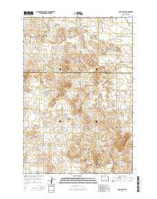 Long Butte 2014 topographic map thumbnail