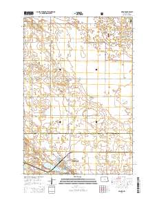 Milnor 2014 topographic map thumbnail