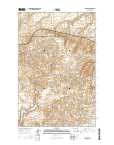Kongsberg 2014 topographic map thumbnail