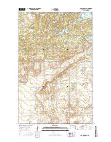 Lake Upsilon SE 2014 topographic map thumbnail
