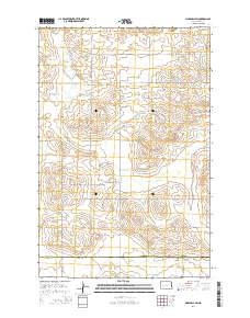 Marshall SW 2014 topographic map thumbnail