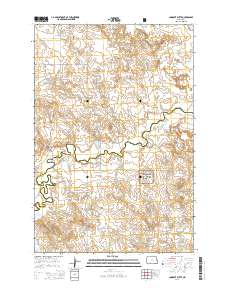Lookout Butte 2014 topographic map thumbnail