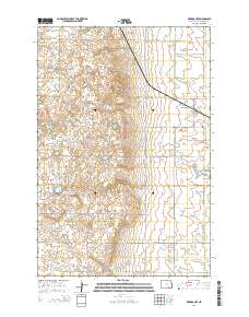Merricourt 2014 topographic map thumbnail