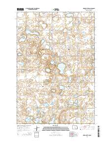 Merricourt NW 2014 topographic map thumbnail