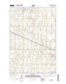 Monango NW 2014 topographic map thumbnail