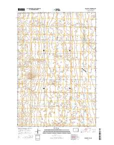 Pillsbury SE 2014 topographic map thumbnail