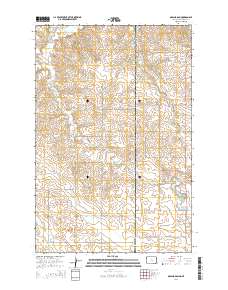 Odland Dam 2014 topographic map thumbnail