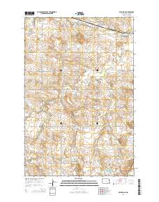 Belfield SE 2014 topographic map thumbnail