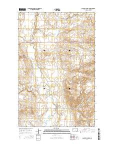 Blacktail Lake SE 2014 topographic map thumbnail