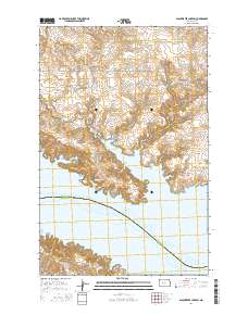 Blackwater Lake SW 2014 topographic map thumbnail