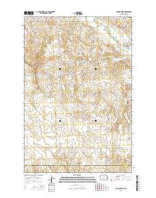Almont West 2014 topographic map thumbnail