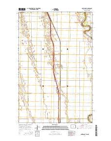 Bowesmont 2014 topographic map thumbnail