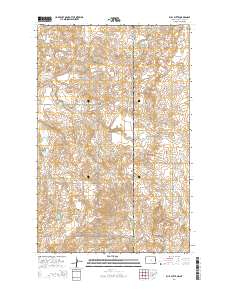 Bull Butte 2014 topographic map thumbnail
