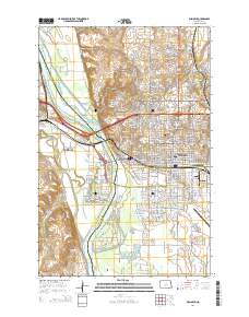 Bismarck 2014 topographic map thumbnail