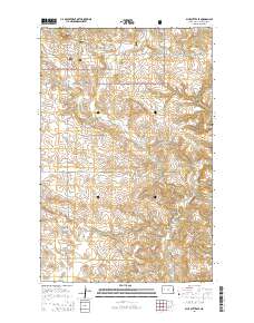 Blue Buttes SE 2014 topographic map thumbnail