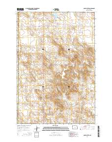 Coffin Buttes 2014 topographic map thumbnail