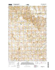 Crown Butte 2014 topographic map thumbnail
