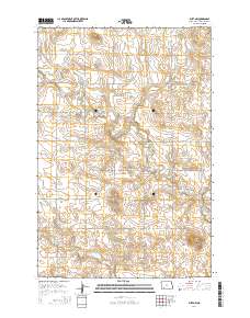 Burt NW 2014 topographic map thumbnail