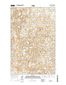 Minot SW 2014 topographic map thumbnail