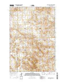 Pretty Rock Butte 2014 topographic map thumbnail