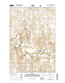 Pretty Rock Butte SE 2014 topographic map thumbnail