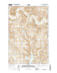 Senger Lake North 2014 topographic map thumbnail