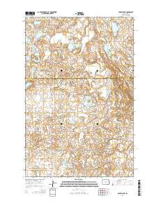 Senior Lake 2014 topographic map thumbnail