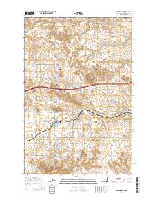 Sentinel Butte 2014 topographic map thumbnail