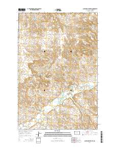 Schaffner Creek NE 2014 topographic map thumbnail