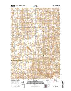 Schell Buttes 2014 topographic map thumbnail
