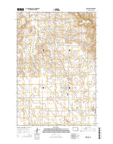 Selfridge 2014 topographic map thumbnail