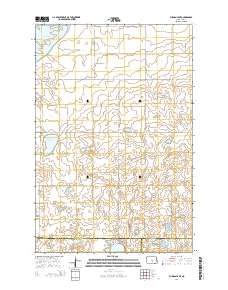 Pursian Lake 2014 topographic map thumbnail