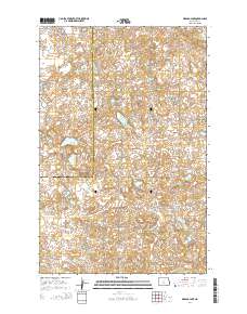 Siebold Lake 2014 topographic map thumbnail