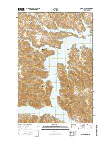 Saddle Butte SW 2014 topographic map thumbnail