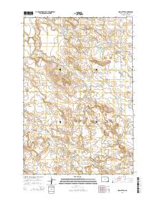 Mud Buttes 2014 topographic map thumbnail