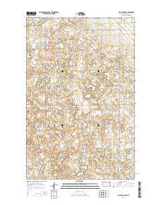 Rice Lake NW 2014 topographic map thumbnail