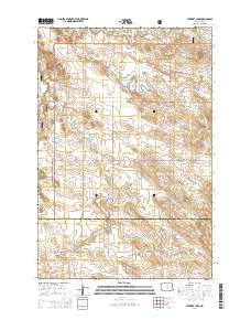 Stewart Lake 2014 topographic map thumbnail