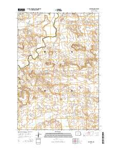 Solen SW 2014 topographic map thumbnail