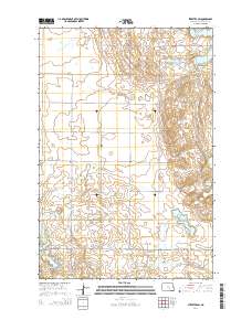 Streeter SW 2014 topographic map thumbnail
